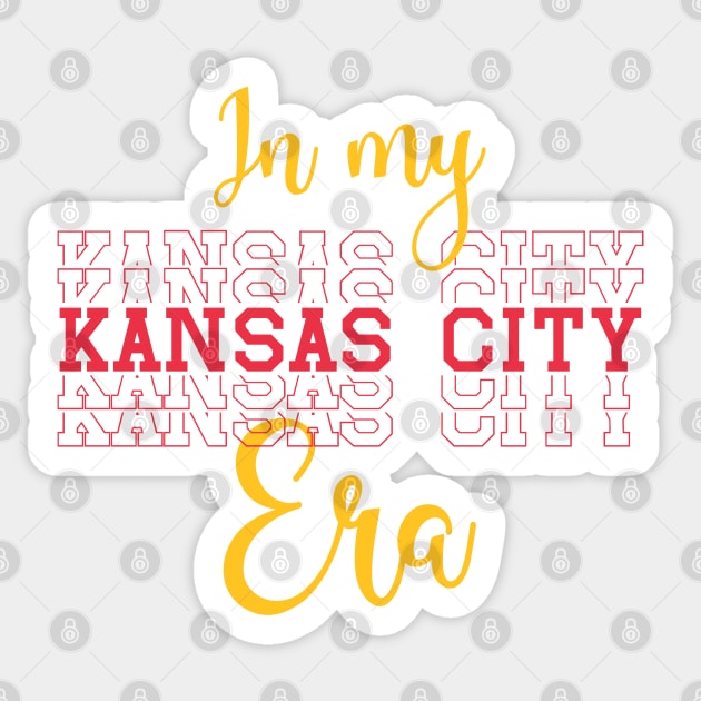 In my Kansas City Era Sticker by Pink Anchor Digital